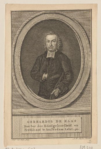 Portrait of Gerhardus de Haas
