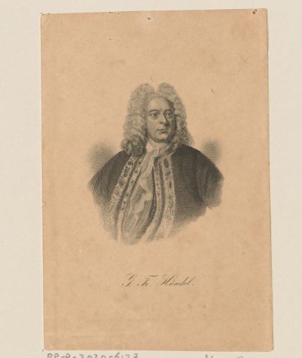Portrait of Georg Friedrich Händel
