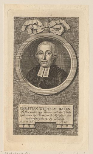 Portrait of Christian Wilhelm Haken
