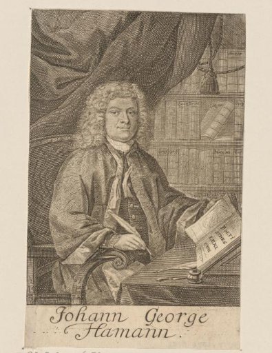Portrait of Johann Georg Hamann I