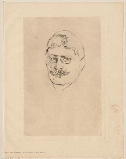 Portrait of Knut Hamsun