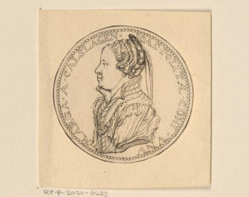Medal with the Portrait of Margaretha Coppier