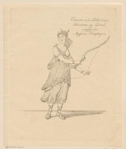 Portrait of Anna Maria Snoek as Elmance