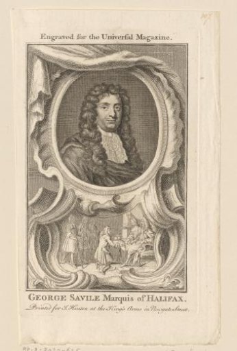 Portrait of George Savile, Marquess of Halifax