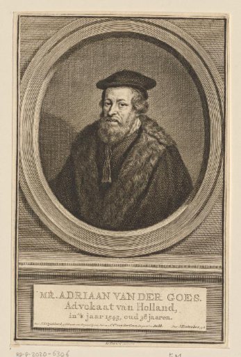 Portrait of Adriaan van der Goes