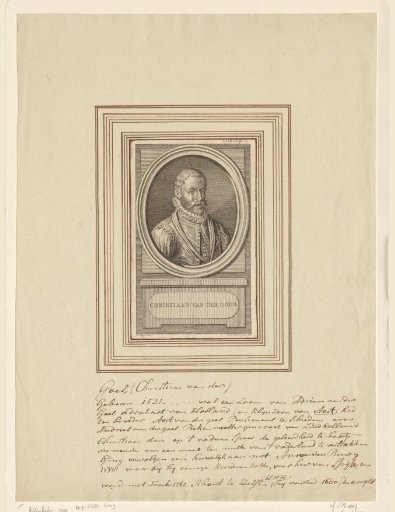 Portrait of Christiaan van der Goes
