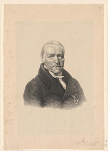 Portrait of Maurits Cornelis van Hall
