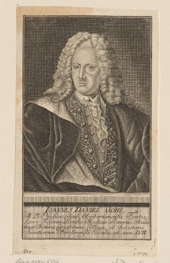 Portrait of Johann Daniel Gohl at the age of 57