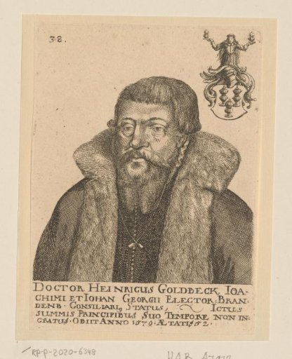 Portrait of Heinrich Julius von Goldbeck
