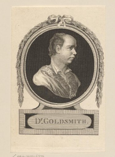Portrait of Oliver Goldsmith
