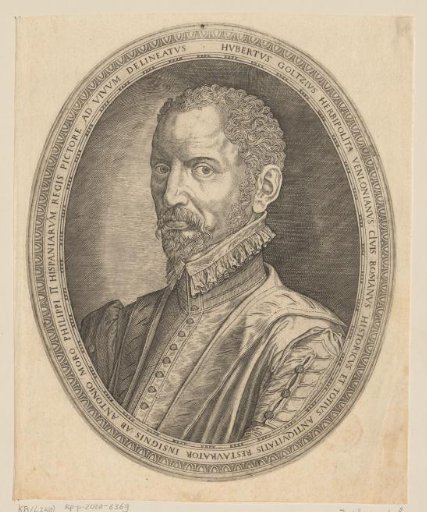 Portrait of Hubert Goltzius