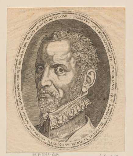 Portrait of Hubert Goltzius