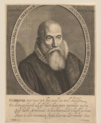 Portrait of Franciscus Gomarus at the age of 45