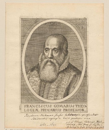Portrait of Franciscus Gomarus