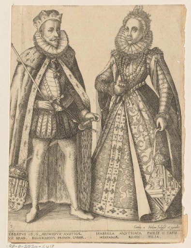 Portrait of Archduke Albert of Austria and Infanta Isabella Clara Eugenia of Spain