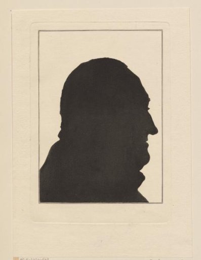 Silhouette Portrait of Albrecht von Haller