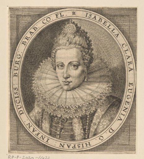 Portrait of Isabella Clara Eugenia, Infanta of Spain