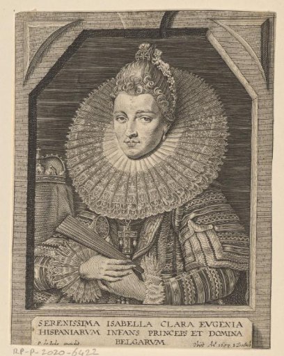 Portrait of Isabella Clara Eugenia, Infanta of Spain