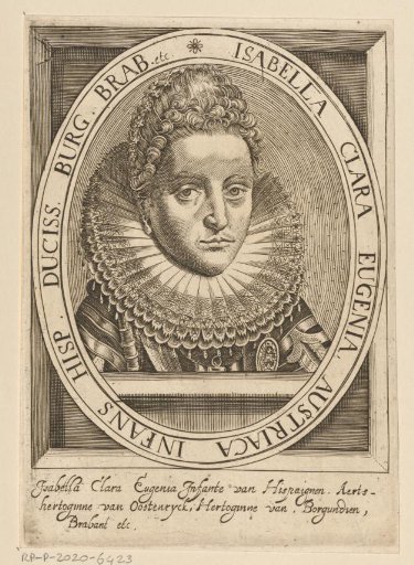Portrait of Isabella Clara Eugenia, Infanta of Spain