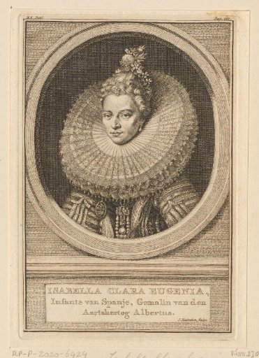 Portrait of Isabella Clara Eugenia, Infanta of Spain