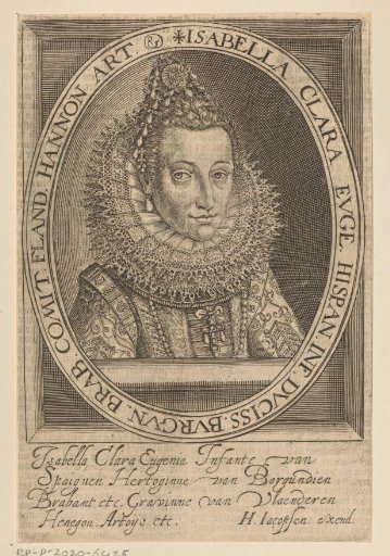 Portrait of Isabella Clara Eugenia, Infanta of Spain