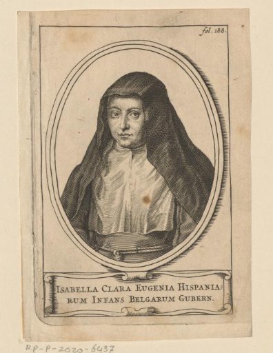 Portrait of Isabella Clara Eugenia, Infanta of Spain