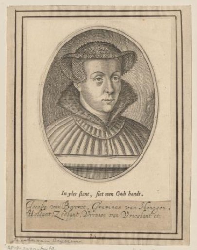 Portrait of Jacqueline of Bavaria, Countess of Holland, Zeeland and Hainaut