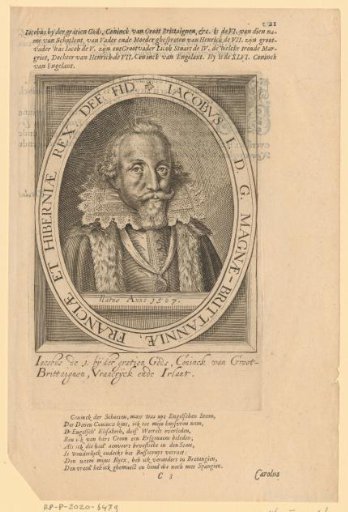 Portrait of James I, King of England