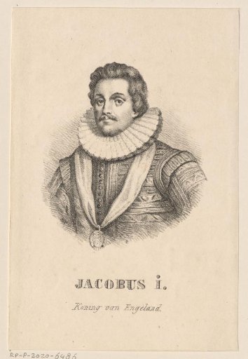 Portrait of James I, King of England