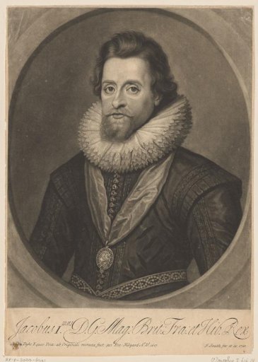 Portrait of James I, King of England