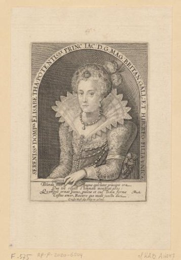 Portrait of Elisabeth Stuart