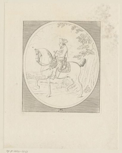 Portrait of Frederick the Great on Horseback