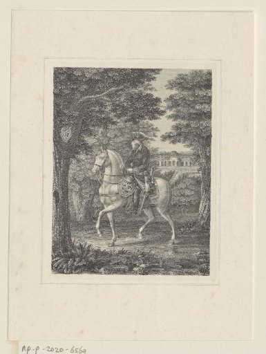 Portrait of Frederick the Great on Horseback