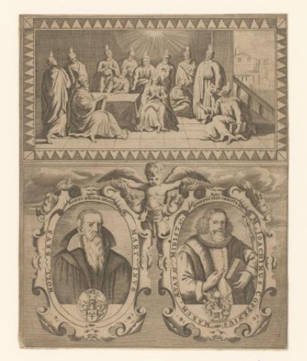 Portrait of Martin Moller and Joachim Coppen at the age of 53