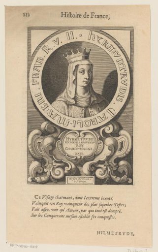 Portrait of Ermentrudis of Orléans
