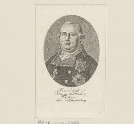 Portrait of Frederick I of Württemberg