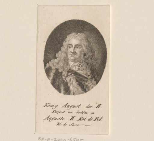 Portrait of Augustus II of Poland