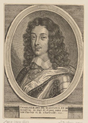 Portrait of Carlo (II) Gonzaga, Duke of Mantua and Montferrat