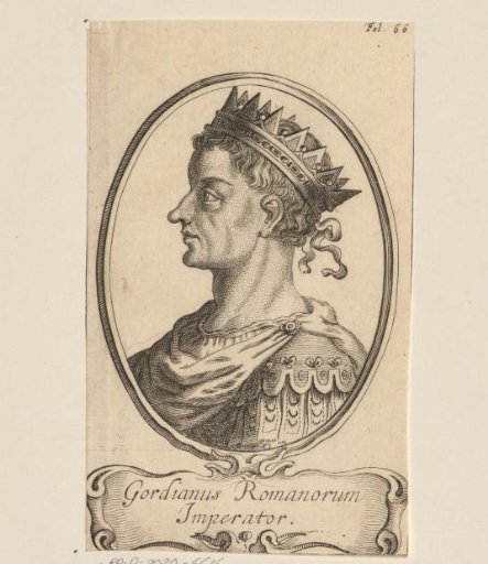 Portrait of Gordian I, Emperor of the Roman Empire