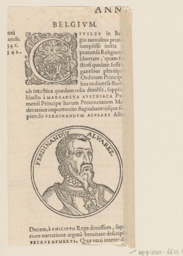 Portrait of Fernando Álvarez de Toledo, 3rd Duke of Alba