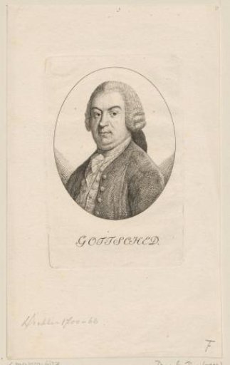 Portrait of Johann Christoph Gottsched