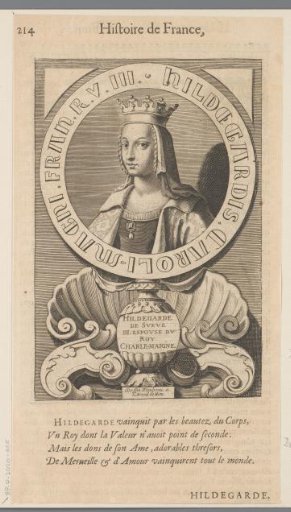 Portrait of Hildegard, Queen of the Franks