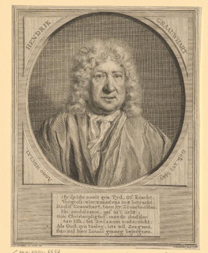 Portrait of Hendrik Graauwhart, aged 67