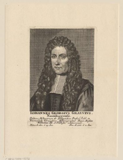Portrait of Johann George Graevius