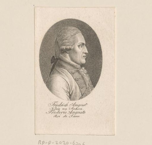 Portrait of Frederick August I of Saxony