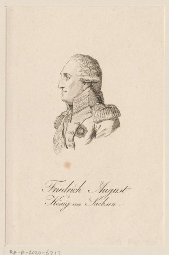 Portrait of Frederick Augustus I of Saxony