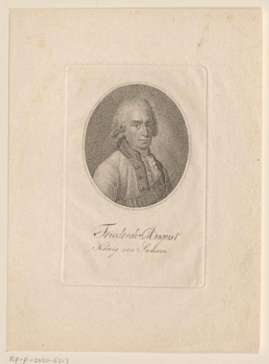 Portrait of Frederick Augustus I of Saxony