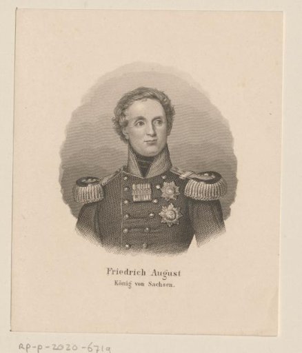 Portrait of Frederick Augustus II of Saxony