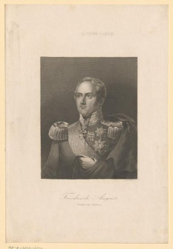 Portrait of Frederick Augustus II of Saxony