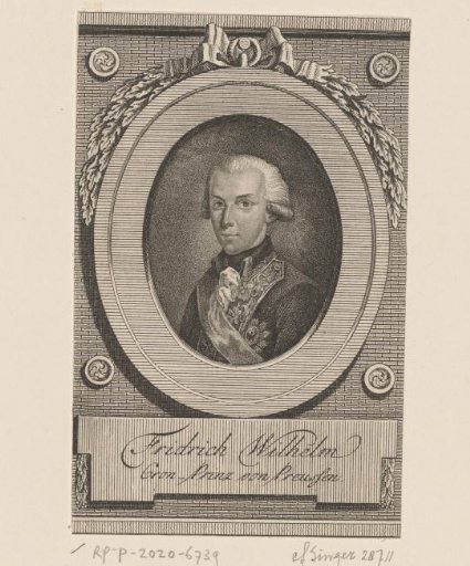 Portrait of Frederick William III of Prussia as Crown Prince